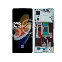 Display Touch + Frame Green OPPO Reno 8 PRO 5G Ori