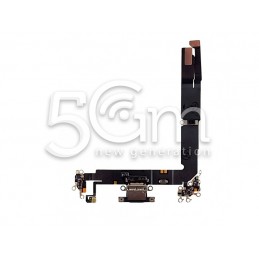 Charging Connector Black Flex Cable iPhone 16 Plus (PULLED)