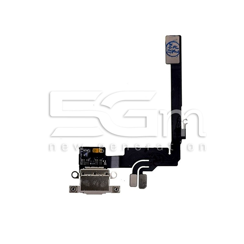 Charging Connector Natural Titanium Flex Cable iPhone 16 Pro (PULLED)