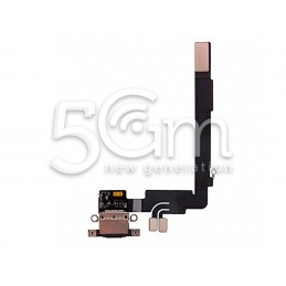 Charging Connector Black Titanium Flex Cable iPhone 16 Pro Max (PULLED)