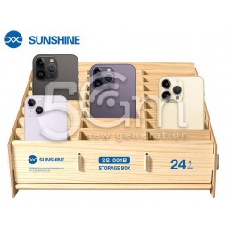 Sunshine SS-001B Smartphone Organizer Storage Box (24 Compartments)