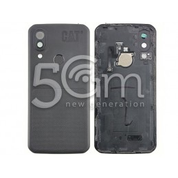 Rear Cover Black + Fingerprint Caterpillar S62 Pro (PULLED)