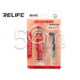 ReLife RL-406S Pasta Saldante Lead-Free 227° 10cc