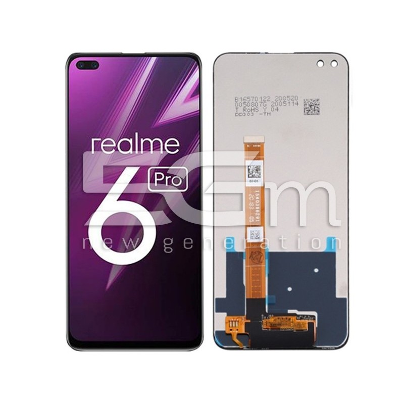 Ecrã Táctil Preto Realme 6 Pro