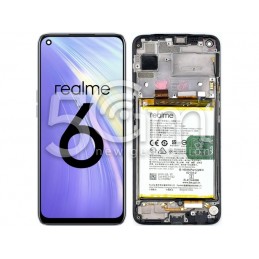 LCD Touch + Frame + Battery Realme 6 (PULLED)