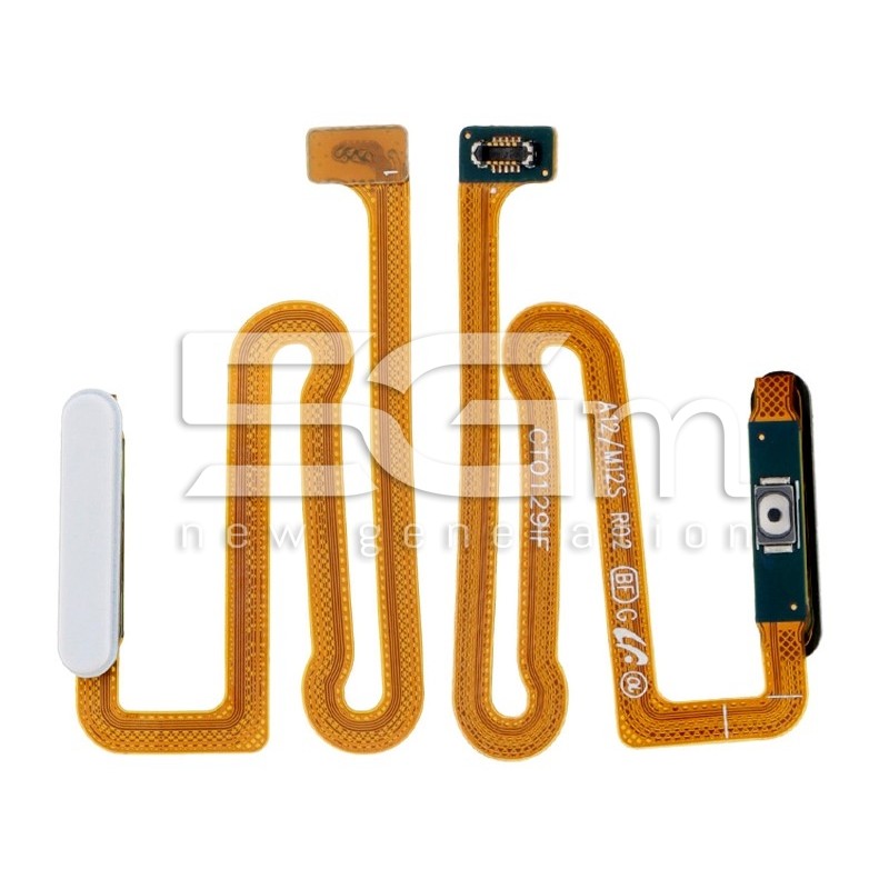 Fingerprint Flat Cable Bianco Samsung SM-A125 A12