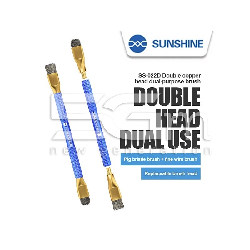 SUNSHINE SS-022D Double Copper Head Dual-Purpose Brush