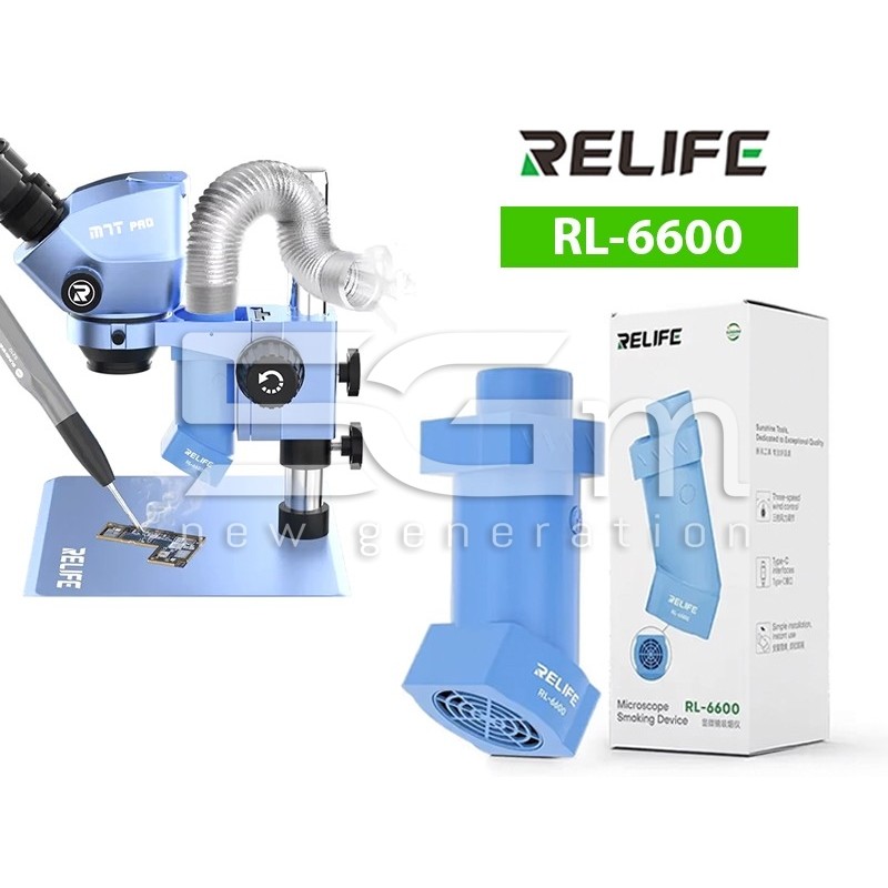 Relife RL-6600 Smoke Extractor for Microscopes Blue