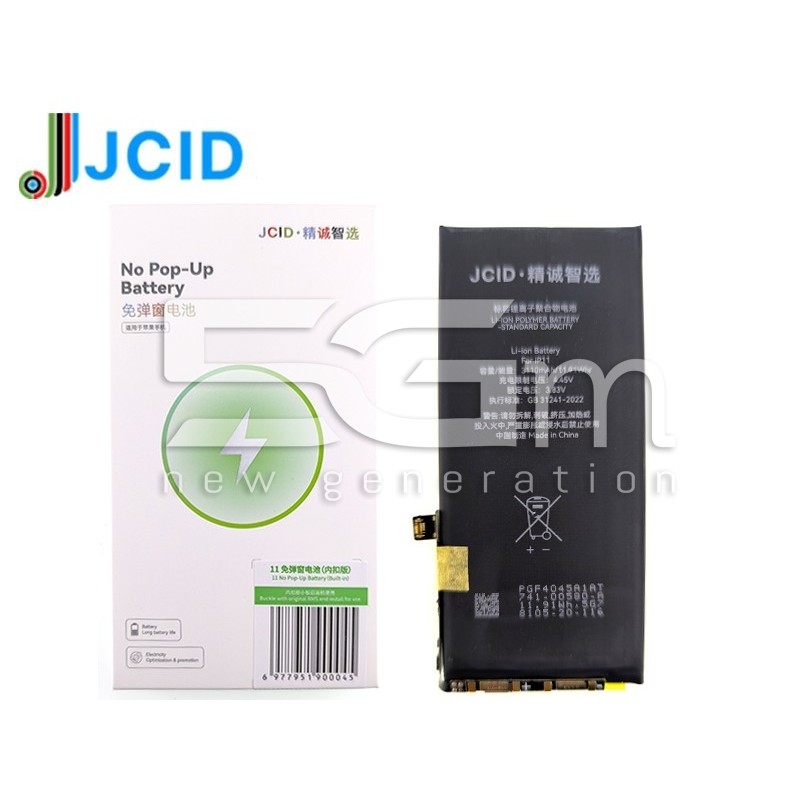 JCID Batteria 3110 mAh iPhone 11 No POP-UP No Board