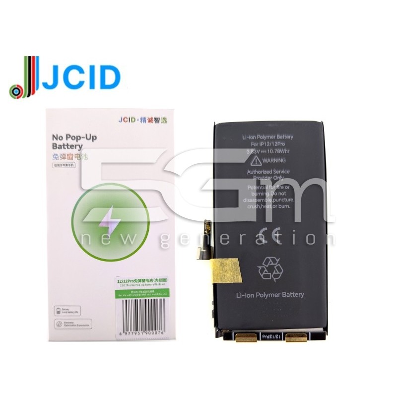 JCID Batteria 2815 mAh iPhone 12 - 12 Pro No POP-UP No Board