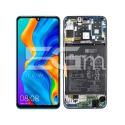 LCD + Frame Blue Huawei P30 Lite 48MP (PULLED)