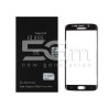 Premium Tempered Glass Protector Black Samsung SM-G925 S6 Edge