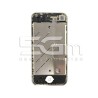 Middle Board + Tasto Home Bianco Completo Iphone 4