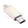 64GB 3 in 1 USB-C - Type-C + USB 2.0 + OTG Flash Disk