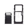 Sim Card + Micro SD + Memory Card Tray Black Nokia 3.1 Plus