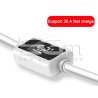 Micro USB Cable + LED Display Fast Charging