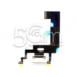 Charging Connector Flex Cable White iPhone XR (PULLED)