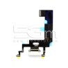 Charging Connector Flex Cable White iPhone XR (PULLED)