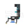 Charging Connector Flex Cable Blue iPhone XR (PULLED)