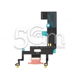 Charging Connector Flex Cable Rose Gold iPhone XR (PULLED)