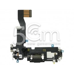 Connettore di Ricarica Nero Flat Cable iPhone 12 Pro (PULLED)