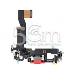 Charging Connector Red Flex Cable iPhone 12 (PULLED)