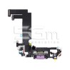 Charging Connector Purple Flex Cable iPhone 12 Mini (PULLED)