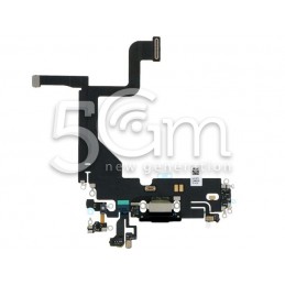 Charging Connector Black Flex Cable iPhone 13 Pro (PULLED)