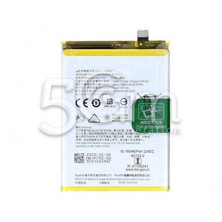 Bateria BLP793 6000mAh Realme C11 2021