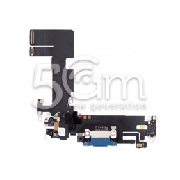 Charging Connector Blue Flex Cable iPhone 13 (PULLED)