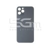 Rear Cover Black iPhone 13 Pro Big Hole (No Logo)