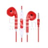 Auricolare Rosso Con Presa Jack Audio