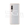 Rear Cover Silver + Camera Lens Xiaomi Mi 10 No Logo