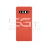 Rear Cover Orange + Camera Lens Samsung SM-G975F S10 Plus No Logo