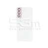 Rear Cover White + Camera Lens Samsung SM-S906 S22+ No Logo