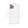 Rear Cover Full Parts White iPhone 12 Pro No Logo