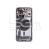 Rear Cover Full Parts White iPhone 12 Pro No Logo