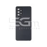 Rear Cover Black + Camera Lens Samsung SM-A525 A52 No Logo