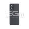 Rear Cover Black + Camera Lens Samsung SM-A235 A23 No Logo