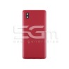 Rear Cover Red + Camera Lens Samsung SM-A013 A01 No Logo