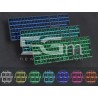 Wireless Keyboard + 4 Bluetooth Channels - 7 Backlight Colors