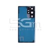 Rear Cover Sky Blue + Camera Lens Samsung SM-S908 S22 Ultra No Logo