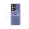 Retro Cover Purple + Vetrino Camera Samsung SM-G998 S21 No Logo