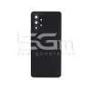 Rear Cover Black + Camera Lens Samsung SM-A528 A52s No Logo