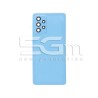 Rear Cover Blue + Camera Lens Samsung SM-A725F A72 No Logo