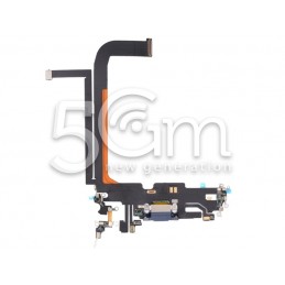 Charging Connector Blue Flex Cable iPhone 13 Pro Max (PULLED)