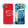 Rear Cover RED + Holder + Magnetism Ring iPhone 14 No Logo