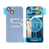 Retro Cover Blue + Holder + Magnetism Ring iPhone 14 No Logo