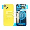 Rear Cover Yellow + Holder + Magnetism Ring iPhone 14 No Logo