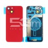 Rear Cover Red + Holder + Magnetism Ring iPhone 14 Plus No Logo